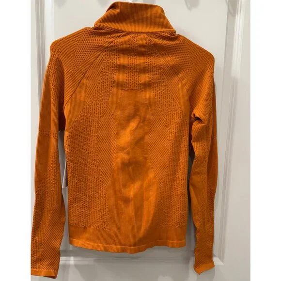 Athleta Flurry Force Insulated PrimaLoft Jacket Small Foliage Orange NWT $169 - Picture 2 of 10